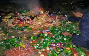 बैतडीमा बजार अनुगमन, फागुनमा मात्रै २४ व्यवसायी कारवाहीमा 